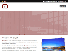 Tablet Screenshot of m5legal.com